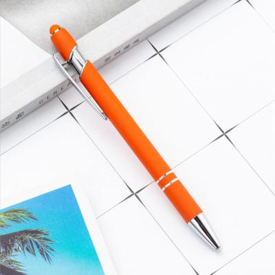 China Commonly Listing Metal Luxury Promotional Ballpoint Pen With Logo Customized Advertising Ballpoint Pen Carving Personalized Gift Metal Tip for sale