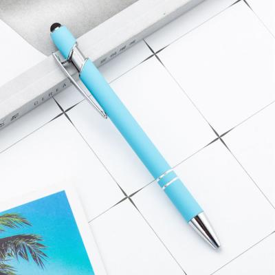 China Fluently Writing Ballpoint Pen Design Multicolor Metal Style Screen Writing Ballpoint Pen Signing Multifunctional Pen Material for sale