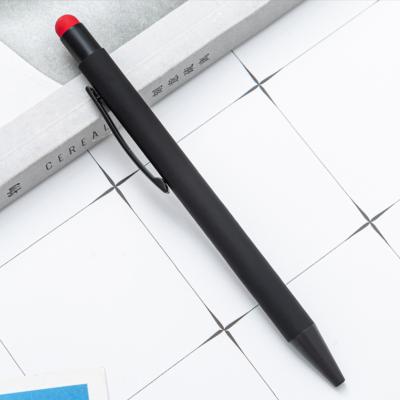 China office & Tip Pen Soft Touch Screen Pen Logo Metal Ballpoint Pen Custom Pen Hot Sale New Multifunctional School Pen for sale