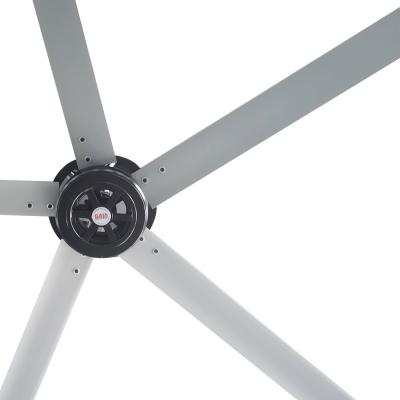 China Permanent Magnet Hotels 24ft 7.3m Large Industrial 1.8kw Ceiling Mounted Fan To Accept OEM Large Ceiling Fan for sale