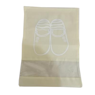 China Promotional Luxury Nonwoven Handled Drawstring Bag Gift Shoe Bag Stock Letter Long With Logo Handled Custom Made (30cm for sale