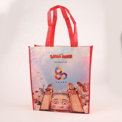 China Cheap Handled Customized Promotional Recycled Laminated Non Woven PP Shopping Bag Printing for sale