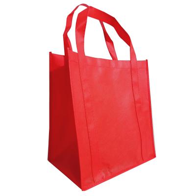 China Handled Big Non-woven Bag Eco-friendly Hallmark Stock With Long Handled Strap (30cm for sale