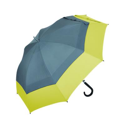 China Minimalist Amazon Hot Sale Two Color Logo Umbrella Double Canopy Windproof Ultraviolet Rain Custom Umbrella Anti Large for sale