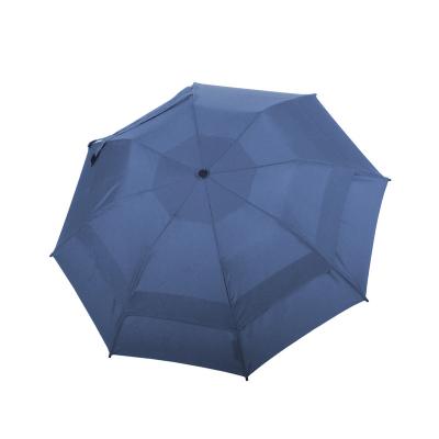 China Minimalist Easy To Carry Travel Windproof Folding Umbrella Dark Blue Lightweight Foldable Umbrella Automatic Umbrella For Travel for sale