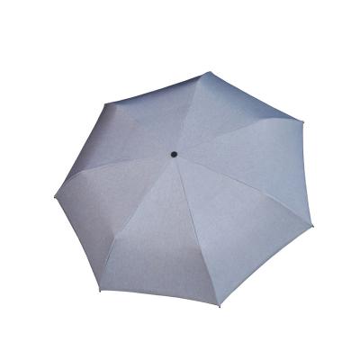 China Aqua Blue Wholesale Promotion Cheap 3 Times High Quality Custom Reverse Folding Umbrella Minimalist Factory Direct Supply for sale