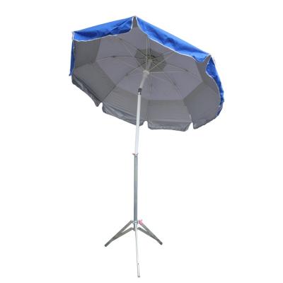 China Upright Umbrella Customized Large Beach Windproof Summer Foldable Beach Umbrella With Ventilation Mesh System for sale