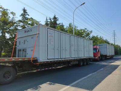 China Metalen vracht Containervervoer Container met zijdeuren Te koop