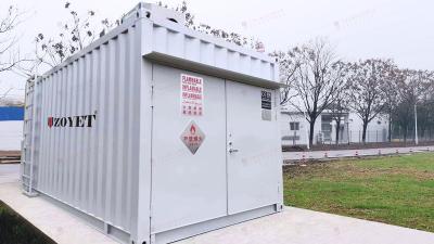 Cina Q235B Container di trasporto alimentato a energia solare Container a porta laterale di 20 piedi di altezza in vendita