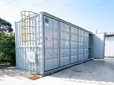 China Iso-standaard 20 ft verwarmde bitumenopslagcontainer met elektrisch verwarmingssysteem Te koop