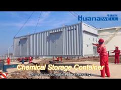 En60079 Hazardous Material Chemical Storage Containers Q235B Walk In Container