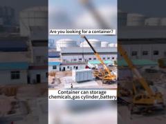 How does container deliver on site?