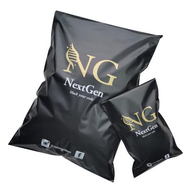 China Recyclable Custom Adhesive Self Seal Apparel Mailing Bags Private Design Waterproof Black Envelope Bag Express Mailing Poly Mailer for sale