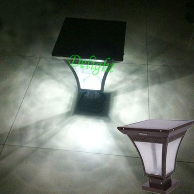 China Villa Solar Outdoor Pillar Light solar led gate light (DL-SPS001-2) for sale