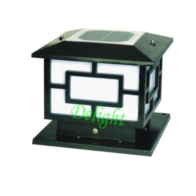 China Black outdoor garden solar energy LED solar post lamps (DL-SP562) for sale