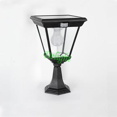 China Solar powered Led Integrated Garden Light solar gate light solar lighting post (DL-MSP17) for sale