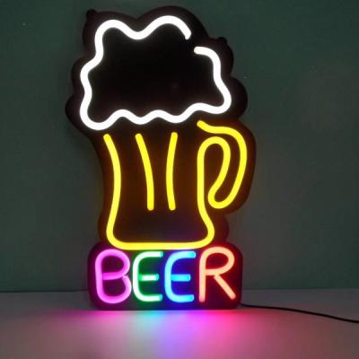 China Adertising Store Beer Bar Open Illuminated Neon Signs for sale