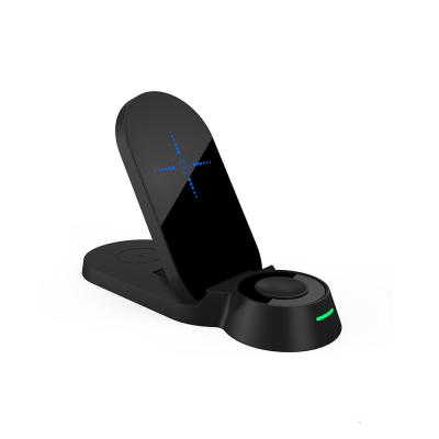 China PORTABLE the latest mobile phone wireless charger private model 3 in 1 multifunctional desktop stand wireless charging for sale