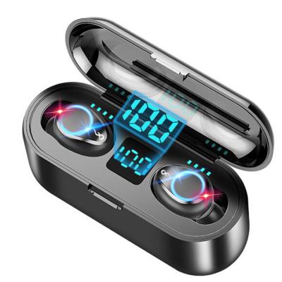 China Ear Wireless Earphone - Ear Hook Low Price Sale BT5.0 Wireless Waterproof Earphone F9 Earphone With Charging Box for sale