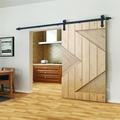 中国 Modern Sliding Barn Door System Double Cabinet Sliding Interior Barn Doors 販売のため