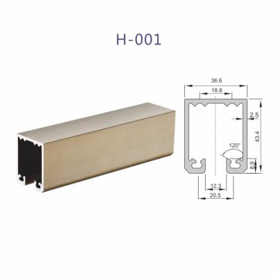 Cina Hot Selling Modern Aluminum Wardrobe Sliding Door Profiles Premium Furniture Fittings And Accessories Assemble For Sliding Door Track in vendita