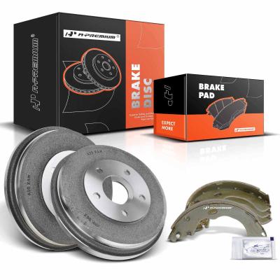 China Rear Brake Drums & Brake Shoes for Ford Escape 2001-2007 Mazda Tribute Mercury for sale