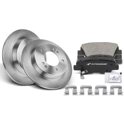 China Rear Disc Brake Rotors & Ceramic Brake Pads for Hyundai Elantra Kia Forte for sale