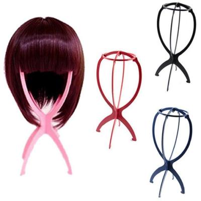 China Stock Professional Plastic Wig Rack Plastic Wig Stand Wig Display Stand for sale