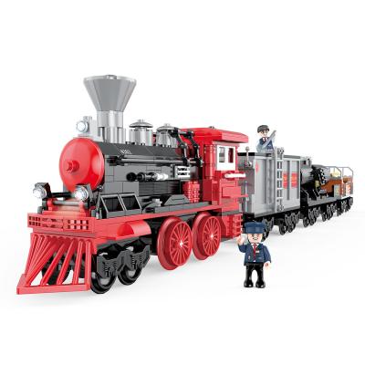 China Large Blocks For Safety China Train Model For Children DIY Education Set Of Small Particle Building Blocks Toys for sale