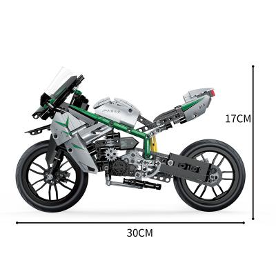 China The Big Blocks For Safety Popular High Quality ABS Plastic Motorcycle Building Block Toys For Boys Children Toys Gift for sale