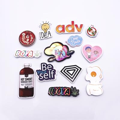 China UV Resistant Waterproof Printing Custom Logo Die Cut Vinyl Adhesive Stickers for sale