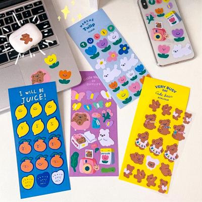 China Waterproof Self Adhesive Paper Labels Printing Custom Kiss Cut Sticker Sheet for sale