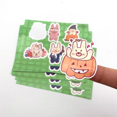 China Glossy Waterproof Custom Vinyl Kiss Cut Sticker Sheet for sale