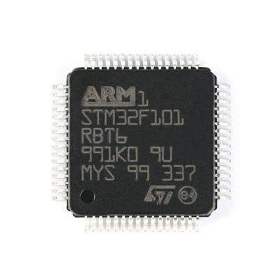 China / The original and authentic STM32F101RBT6 LQFP-64 ARM cortex-m332 bit MCU for sale