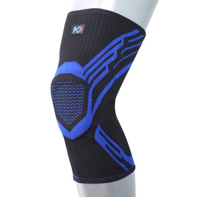 China Sports Safty Professional Medical Compression Knee Sleeve Support , Knee Brace Protector For Running for sale