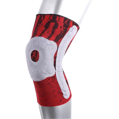 China Safty 2021 New Arrival Sports 3D Knitted Elastic Nylon Knee Support Sleeve for sale