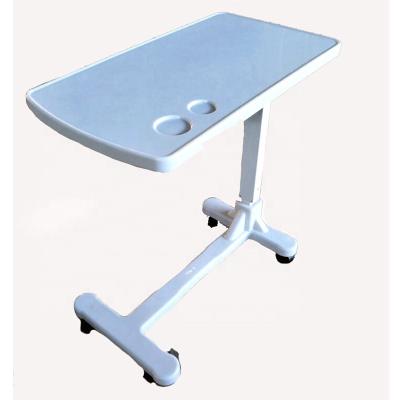 China ABS Convenient High Quality Medical Liftable Dining Table Bedside Movable Dining Tables For Small Spaces for sale