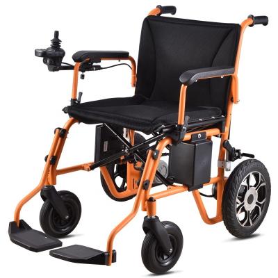 China Comfortable high-end ultra-high strength lithium battery material aluminum alloy aviation electric wheelchair for the elderly for sale