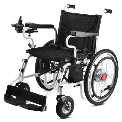 China High-end multifunctional hand-automatic electric wheelchair convenient foldable and comfortable chair 22 inch rear wheel for sale