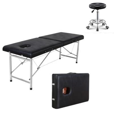 China Best Selling Portable Light Weight Folding High Quality Cheap High Quality Massage Table Folding SPA SPA Salon Massage Bed for sale