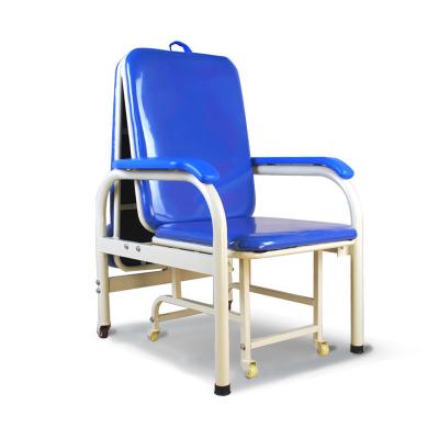 China Portable Folding Ward Furniture Hospital Accompanying Chair for sale