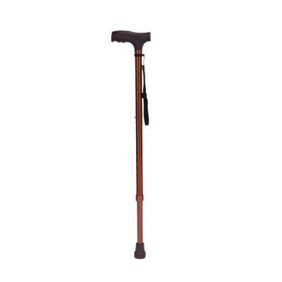 China Factory Sales Travel Elder Outdoor Size Durable Mountaineering Adjustable Aluminum Alloy Walking Stick Crutches for sale