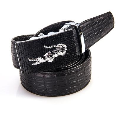 China High Quality Customizable Crocodile Crocodile Leather Belt Buckle Supplier Customizable Leather Belt for sale