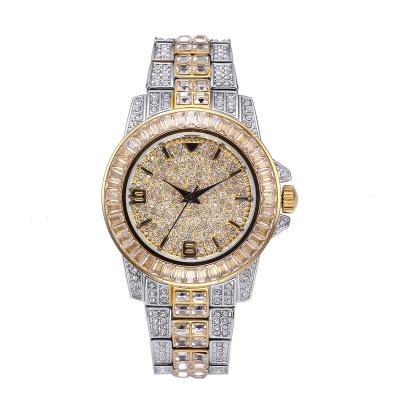 China Hip Hop Diamond Watch Men Quartz Watch Fashion Quartz Watch Gift Simple New for sale