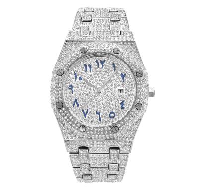 China Hip Hop Diamond Watch Men Quartz Watch Fashion Quartz Watch Gift Simple New for sale