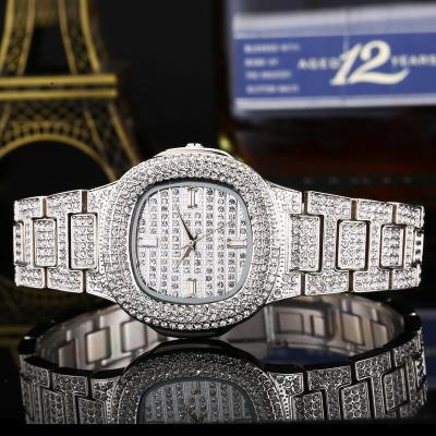 China Hip Hop Diamond Watch Men simple new quartz watch fashion personality quartz watch gift for men for sale