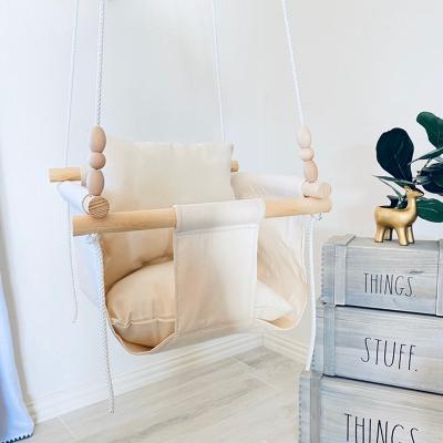 China Safety Comfortable Baby Chair XIHA Kindergarten Furniture Christmas Gift Toddler Swing Baby Nursery Outdoor Indoor Decor Swinging Seat Chair Playroom for sale