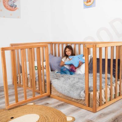 China XIHA Durable Baby Playpen Indoor Portable Wooden Baby Freestanding Kids Step In Play Fence With Door Zone Safe Playpen For Kids for sale