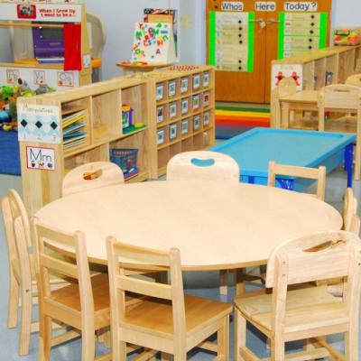 China Kids Modern Nursery XIHA Montessori Furniture Classroom Furniture Chair and Desk Preschool Set for Kindergarten School Furniture for sale