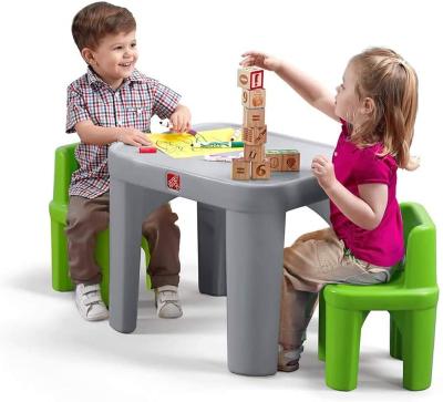 China XIHA Modern Children Table Study Desk Baby Furniture Set Plastic Child And Chair Set Child Sit Convenient Without Taking Up Space for sale